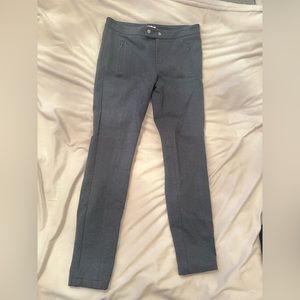 Vince Gray High Waisted Skinny Trousers
